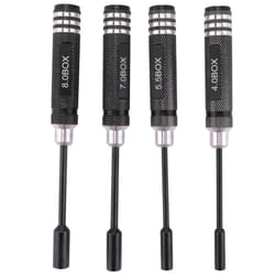4Pcs Hex Nut Drivers Screw Driver Tools Kit, Metal 4.0/5.5/7.0/8.0mm