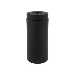 Soap Bottle for Kitchen, Silicone Dispenser for Bathroom (Black)