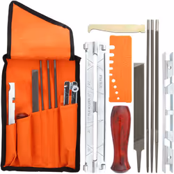 10 Piece Chain Saws Sharpening File Kit, for Sharpening Saw Chains