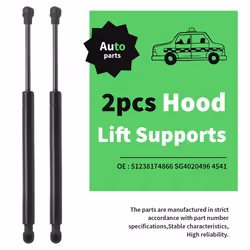 2Pcs Front Hood Lift Supports for E39 5 Series 1996-2003