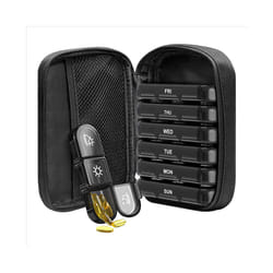 Weekly Pill Organizer Case 3 Times One Day Portable Travel Pill Box