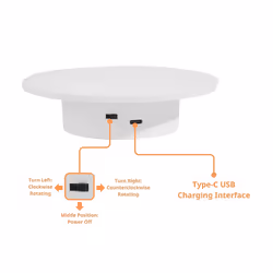 Motorized Rotating Display Stand, 360 Electric Rotary Turntable
