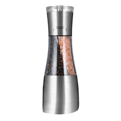 Pepper and Salt Grinder 2 in 1,Mill Shaker with Adjustable Coarseness
