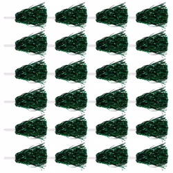 24Pcs Cheerleading Pom Poms for Adults Kids Cheerleaders Green