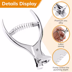Pattern Notcher Tool Hole Puncher Notcher Punching Pliers, 3mm
