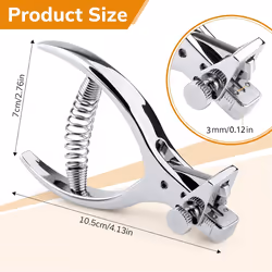 Pattern Notcher Tool Hole Puncher Notcher Punching Pliers, 3mm