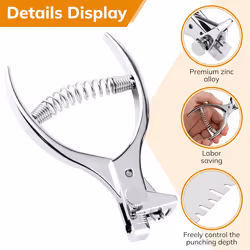Pattern Notcher Tool Hole Puncher Notcher Punching Pliers, 2mm