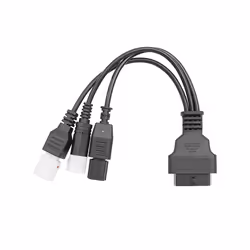 For 3Pin / 4Pin 6Pin OBD Cable OBD2 3 In 1 Plug Adapter