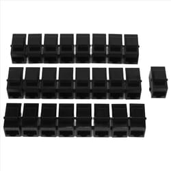25 Pcs Rj45 Coupler Cat6 Coupler Female to Female Insert Coupler