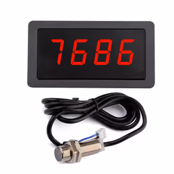 9999RPM Tachometer Digital LED Counting Meter
