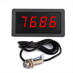 9999RPM Tachometer Digital LED Counting Meter