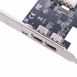 PCI-E 1X 1394 4 Port DV HD Video Capture Card Firewire Card