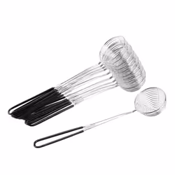 Stainless Steel Colander Sieve,with Handle for Hot Pot Eating Soup
