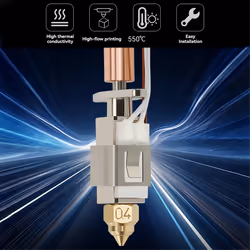 Upgraded K1 Hotend Kit for K1/K1 Max 3D Printer Heating Block