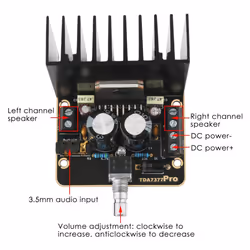 Power Amplifier Board,30W+30W Dual Channel 2.0 Audio Amplifier Kit
