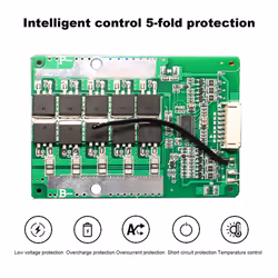 6S 50A Lithium Battery Protection Board with Power Battery Balance
