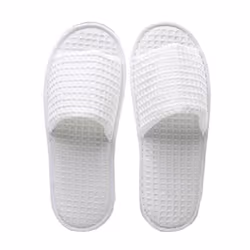 Spa Slippers, 5 Pairs Open Toe Toe Disposable Slippers Fit Size
