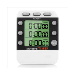 Digital Dual Kitchen Timer, 3 Channels Count UP/Down Timer