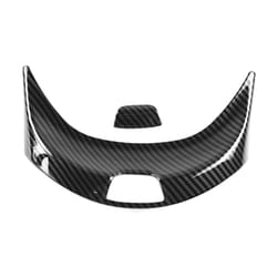 Car Center Console Armrest Box Trim Switch Buttons Cover Carbon Fiber