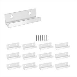 12PCS Vinyl Record Shelf Wall Mount 4 Inch Clear Album Record Holder