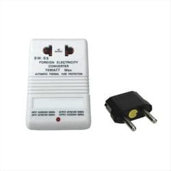 110V/120V To 220V/240V Dual Channel Voltage Converter Adapter EU Plug
