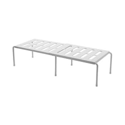 Kitchen Shelf Organizer, with Retractable, Plastic Organizers White