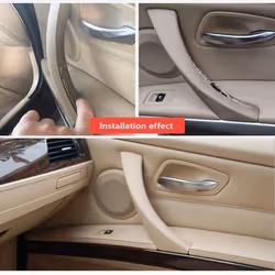 Car Right Interior Door Pull Handle for 3 Series E90 Black