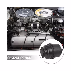 Power Steering Pump Reservoir Bottle W/ Cap 32416851217 / 32411097164