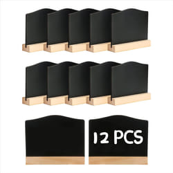 12Pack Mini Chalkboard Signs, Kitchen Notes Chalk Boards