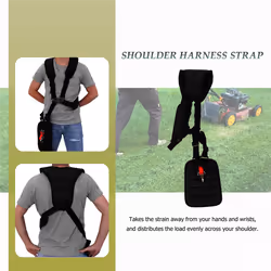 Double Trimmer Shoulder Harness Strap for Brush Cutter & Trimmer