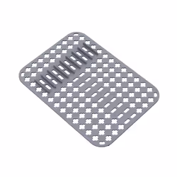 Kitchen Sink Protectors Mat 1 Pack, Silicone Sink Grid