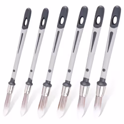 6Pcs Paint Brushes for Walls,0.45,0.6,0.75 In Trim Paint Brushes Tool