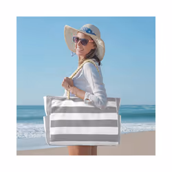 Beach Bag, Swimming Bag, Waterproof Beach Bag, Grey