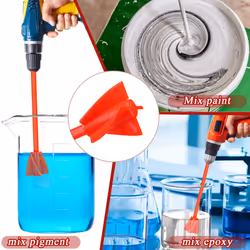 12 Pieces Epoxy Mixer Attachment for Drill Helix Paint Mixer