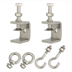 Stainless Steel Small C Clamp with Ring, C Clamp