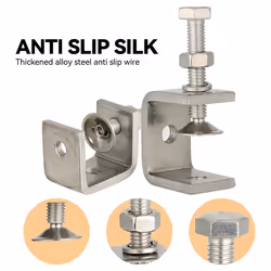 Stainless Steel Small C Clamp with Ring, C Clamp