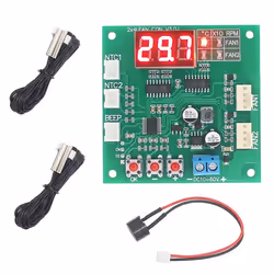 2 Channel 4 Wire DC 12V 24V 48V PWM Motor Fan Speed Controller