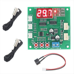 2 Channel 4 Wire DC 12V 24V 48V PWM Motor Fan Speed Controller