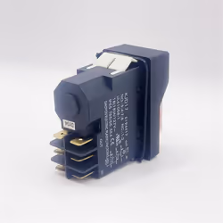 KJD17 6 Pins Electromagnetic Start Push Button Switches 18A AC127V
