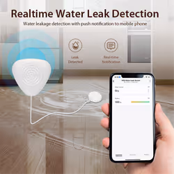 Tuya Zigbee Water Level Sensor Smart Water Leakage Alarm Detector