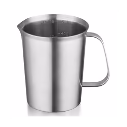 Stainless Steel Measuring Cup with Handle and Pour Lip, 16OZ/500ML