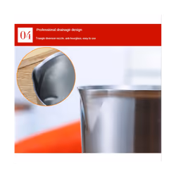 Stainless Steel Measuring Cup with Handle and Pour Lip, 16OZ/500ML