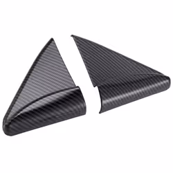Carbon Fibre Car Interior A-Pillar Speaker Horn Cover Trim Frame