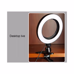 16Cm Selfie Ring Light for Laptop Computer Desktop Ring Lamp