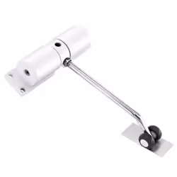 Simple Door Closer Household Automatic Hinge Mute Closer(White)
