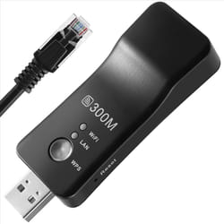 USB TV WiFi Dongle Adapter 300Mbps Universal Wireless Receiver RJ45