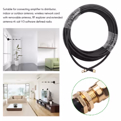 SMA WiFi Antenna Extension 10M SMA Male to SMA Female Low Loss