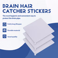 25 PCS Drain Hair Catcher Disposable Catcher (6Inch Regular Square)