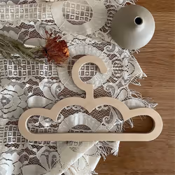 10PCS Nordic Wooden Bear Cloud Clothes Hanger Wall Hanging Coats Rack