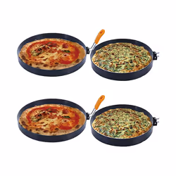 8 Inch Pancake Ring Omelet Ring with Handle Round Egg Rings Molds